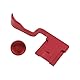 Briny River Kamera Blitzschuh Daumenauflage Handgriff mit Konkavem Auslöser Kompatibel mit Fujifilm XT50 XT5 XT4 XT3 XT30 XT2 XT20 XT10 Digitalkamera Rot