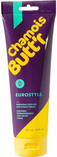 Chamois Butt'r Eurostyle Anti-Chafe Cream, 8 ounce tube