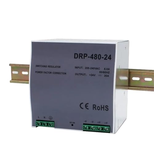 Transformador conmutado DRP-480W evita caídas de tensión en equipos de 36V 3