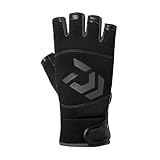 keynoyin Touch Screen Summer Three-Finger Gloves, Thin Outdoor Sports Fishing Gloves - Half Finger Gray