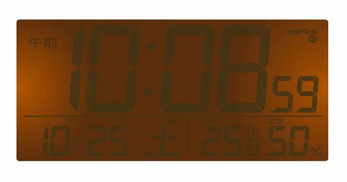 Seiko Clock ( Seiko Clock ) Automatic Lights Radio Digital Alarm Clock ( Silver ) Sq768S #TOP2