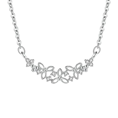 Collier en argent sterling et pendentif en zircone pour sublimer vos tenues quotidiennes