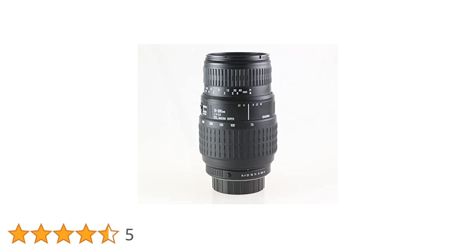 SIGMA DC 70-300mm 1:4-5.6 (良品） Sigma 70-300mm f/4-5.6 DG Macro Telephoto Zoom Lens for