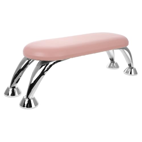 Beaupretty ネイルアートハンドピロー ネイルアート手枕 ネイルサロンアクセサリー マニキュアハンドホルダー 爪用ハンドレスト ネイルアート用ハンドピロー 爪用アームレスト ピンク 鉄