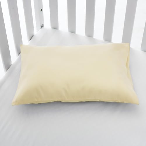 Image of EXQ Home Toddler Pillowcases 13x18 Travel Pillow Case Set of 2, Small Pillow Case Fits Baby Pillow Sized 12x16, 13x18, Kids Pillowcases 2 Pack Machine Washable with Envelope Closure（Camel）