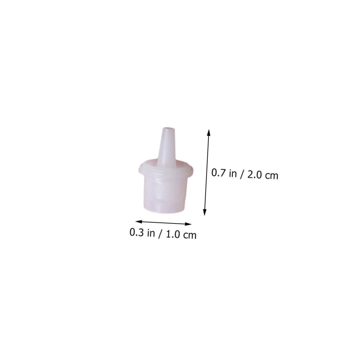 VICASKY 100pcs Eyelash Glue Storage Container Plug Universal Fit for Home Travel