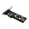 jklymm Scheda audio PCIe interna professionale ST113 PCIe SSS1700 con staffa a basso profilo per scheda audio PC desktop home theater studio