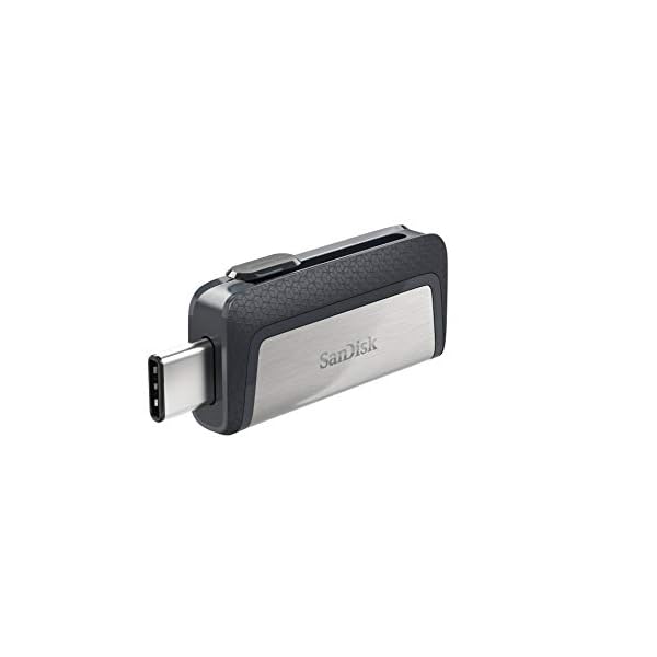 SanDisk Ultra Dual Drive USB Type-C Laufwerk Smartphone Speicher 256 GB (Mobiler Speicher, USB 3.1, versenkbarer Doppelanschluss, 150 MB/s Übertragungsraten, USB Laufwerk)