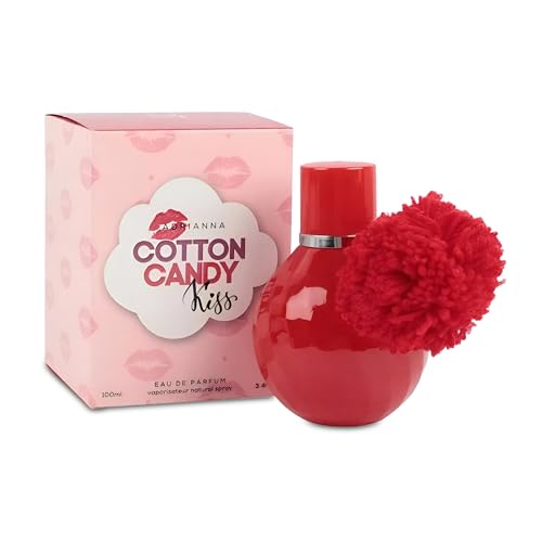 Women's Spray Perfume Cotton Candy Kiss Long Lasting Eau De Parfum Cologne for Women Refreshing Floral Fragrance for Casual Use,Ideal Holiday Gift,3.4 Fl Oz