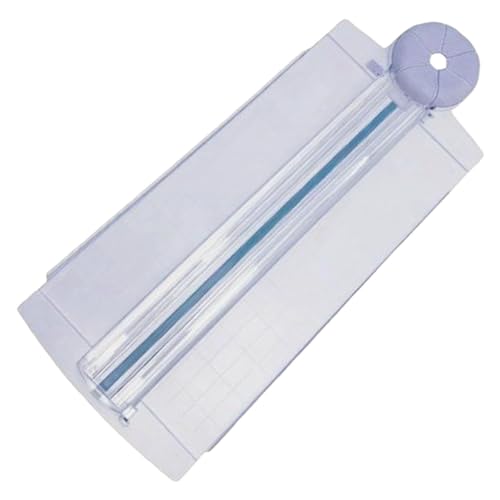 MERISHOPP Paper Trimmer Multifunctional 12 in 1 Paper Cutter for Card Postcards Office Violet Deal