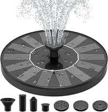 𝟏𝟓-𝐘𝐞𝐚𝐫 𝐖𝐚𝐫𝐫𝐚𝐧𝐭𝐲 -Solar Fountain Pump for Bird Bath – 6V/1.4W Floating Water Fountain with 4 Nozzles | Solar Powered Garden, Pond & Outdoor Decor | No Electricity Needed-image-36