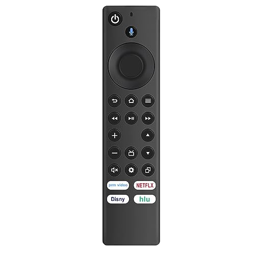 NS-RCFNA-21 Replace Voice Remote Control fit for Insignia TV NS-50DF710NA21 NS-50DF711SE21 NS-55DF710NA21 NS-65DF710NA21 NS-70DF710NA21 NS-43DF710NA21 NS-39DF310NA21 w/Prime Video Netflix Disnep Hulu