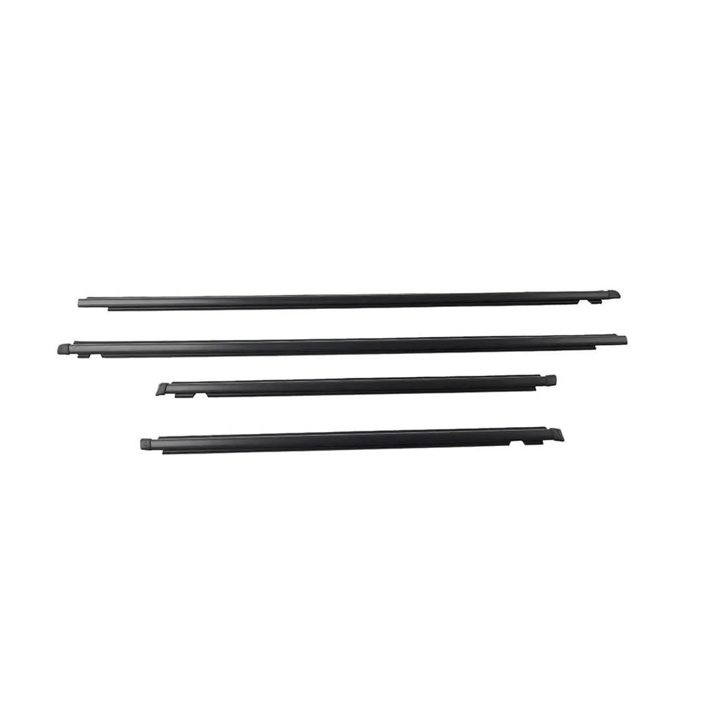 Xmsbcbcz Black Sealing Strip 4Pcs Outer Windows Rubber Weatherstrip Waterproof Pressure Sealing Belt Moulding Trim For Toyota For Vitz For Yaris Echo 1999-2005