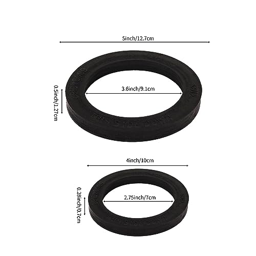 Image of Shkalacar RV Toilet Seal Kit Compatible with Dometic 300, 310 and 320 Series Toilets - RV Toilet Seal Kit for Replacement Part 385311652&385311658, Includes Waste Ball Seal Bolt Package