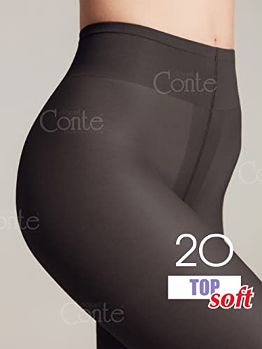 Conte Tights for Sensitive Skin Sheer to Waist Hipster Low-Rise Pantyhose with Adjustable Belt, Top Soft 20 Den4