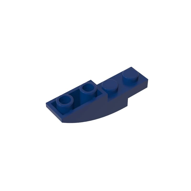 XYEIUGO 13547 Arched Brick Slope Curved 4x1 Inverted, Dark Blue, 50 PCS — image 1