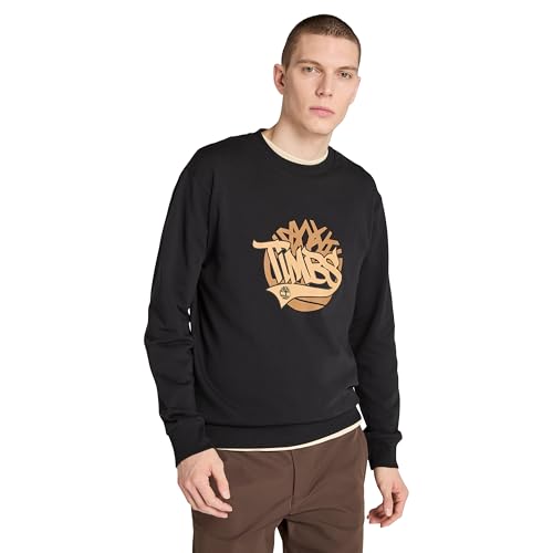 Timberland Men's Brand Carrier Graphic Crew Sweatshirt