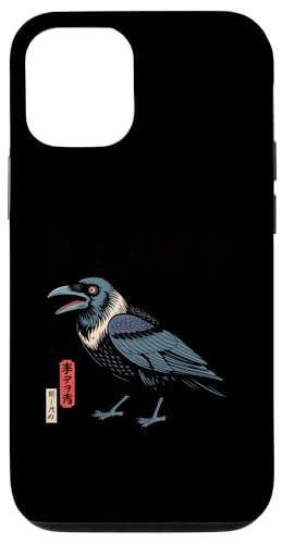 F-Caw-F Crow FCAWF Crow Funny Humor Japanese Art ?????? iPhone 12/12 Pro ?