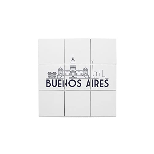 Carreaux céramique carte postale Argentine, l'idée cadeau idéale pour voyageurs