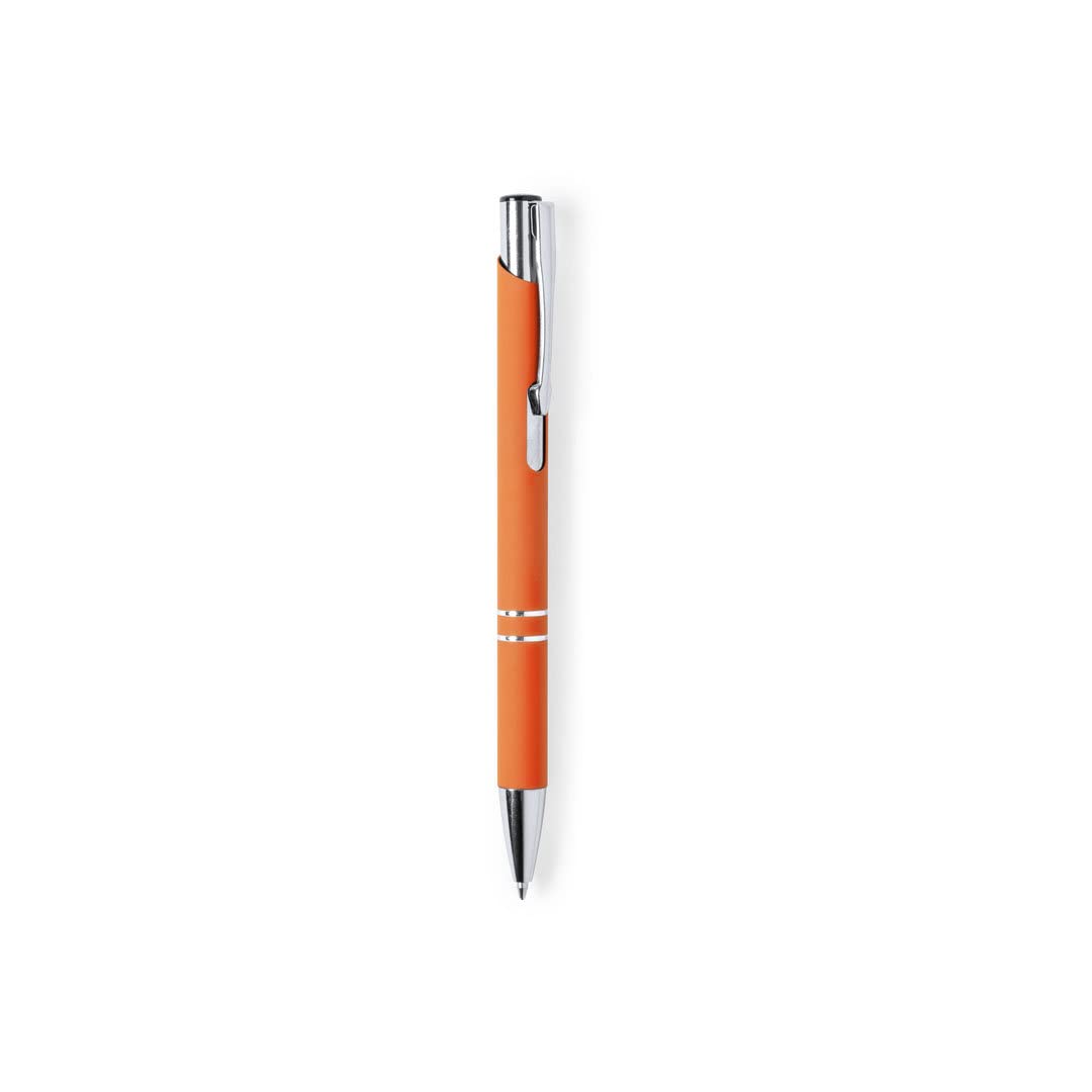 Regalo Grabado - 51 Bolígrafos personalizados metal con suave tacto de goma en color mate. Pack unidades (51)