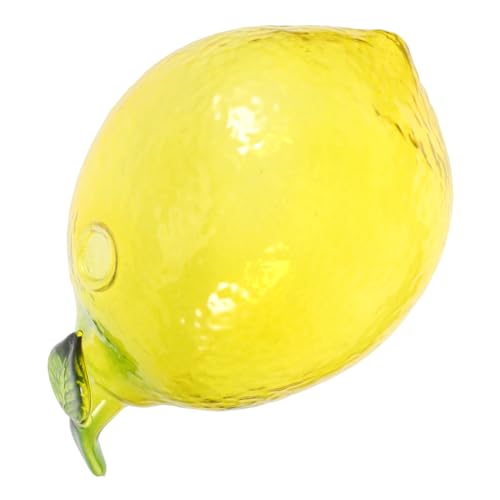 GALPADA Glass Fruit Vase Fruit Shaped Ornament Decorative Vase for Home Table Decor for Floral Display