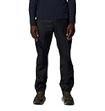 Mountain Hardwear Men's Threshold Pant, Black, Large x Long