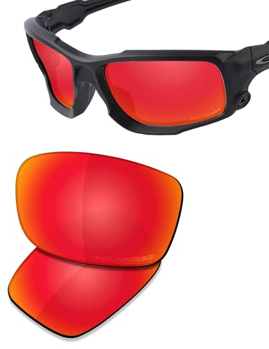Image of SAUCER Premium Replacement Lenses & Nosepads for Oakley Si Ballistic Shocktube OO9329 Sunglasses
