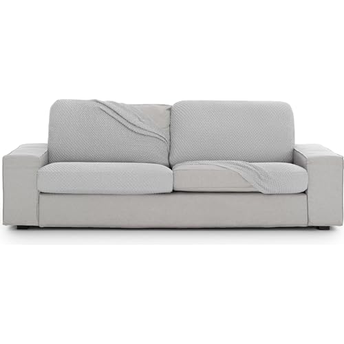 Housse de canapé universelle facile à installer et polyvalente gris - 2