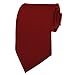 Burgundy Necktie SOLID Mens Neck Tie Satin