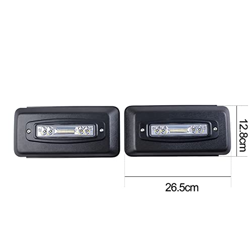 2018 2019 F150 Front Bumper Guard Pad Com Luz 2pcs