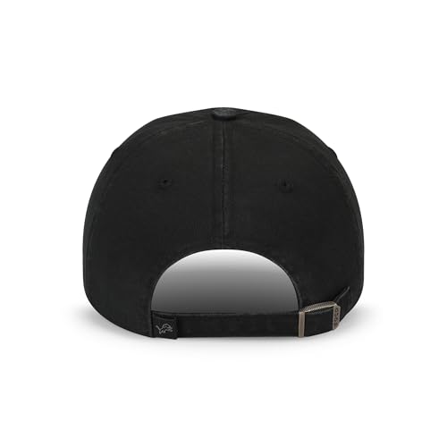 FOCO Detroit Lions NFL Black & White Casual Cap - Black - Image 2