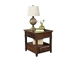 Signature Design by Ashley Gately Rectangular End Table Medium Brown