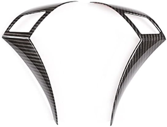 New Protective Steering Wheel Side Trims Compatible with BMW 5 Series E60 2004-2010 520i 523i 525i 525xi 528i 530i 530xi 540i 545i 550i (Carbon Look)