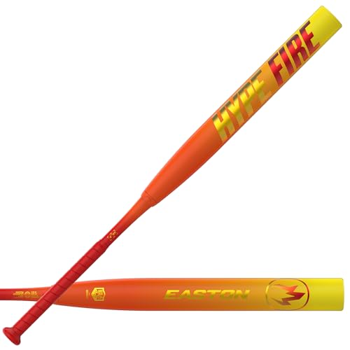 Easton | Hype Fire Slowpitch Softball Bat | ESA6HFL | USA Softball | 2 Pc. Composite | Loaded | 12.75 Barrel | 25 oz