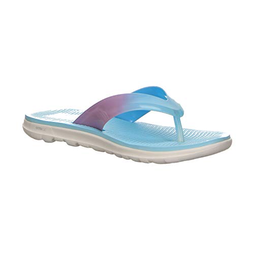 Skechers Skechers Women's Flip Flop Sandals, Turquoise Turquoise Pink Tqpk, 38