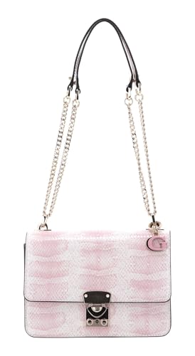 GUESS bolso bandolera convertible Eliette rosa ideal para tus citas y eventos elegantes