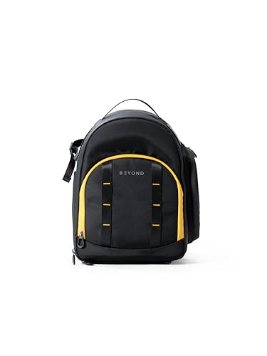 Beyond Compact Camera Backpack for DSLR/Mirrorless | Waterproof Recycled Fabric, 180° Full Access, USB Type-C Charging Port, Tripod Mount, Rain Cover...