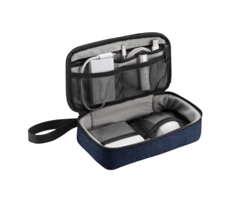 エレコム トラベルポーチ ガジェットポーチ ガジェット ポーチ バックインバック 旅行 出張 収納 小物入れ ネイビー BMA-F01XNVのサムネイル