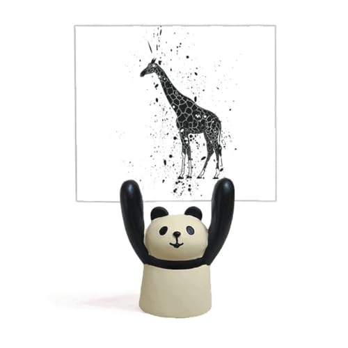 メキシコのキリンのシンプルな黒と白 付箋棚キャラクターパンダ棚飾り