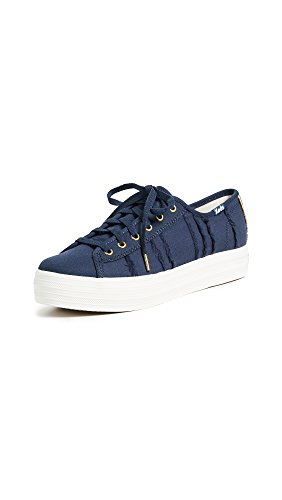 Keds WF58052 Tenis marino de lona para Dama, Indigo, 39 EU