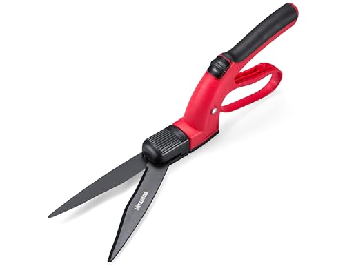 Clippin' the Blades: 5 Top Ergonomic Grass Shears Kimura® Pro Grass Shears - Premium Lawn Shears with 360° Rotating...