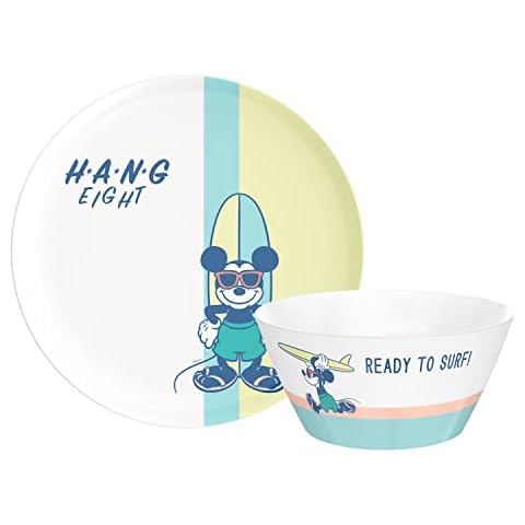 Zak Designs Disney Mickey Mouse Kids Dinnerware Set Cover
