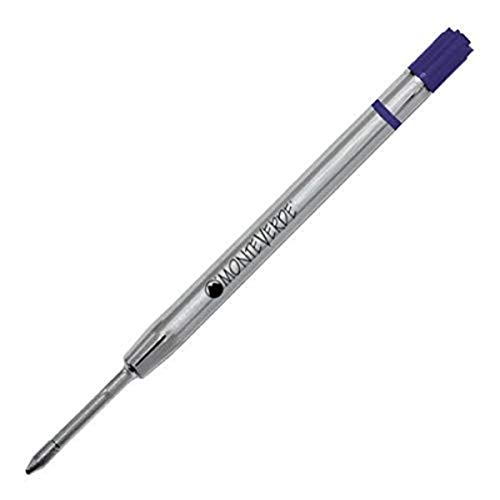 Monteverde Capless Gel Ballpoint Refill to Fit Parker Ballpoint Pens, Fine Point, Blue Black, 2 per Pack (P422BB)