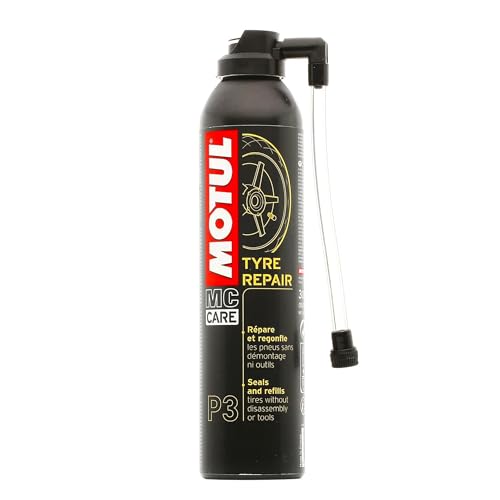Motul - Reparador de pneus P3 Tyre Repair (300ml) | Spray para reparo e enchimento rápido de furos | Solução de emergência sem desmontar a roda