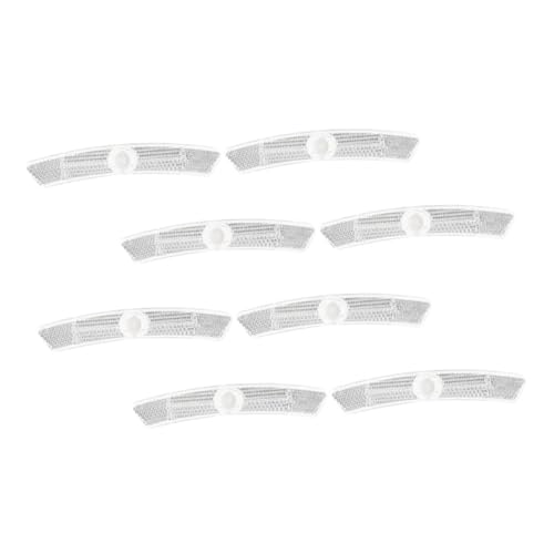 Baluue 8個 自転車用軽量プラスチック反射板 簡単取付可能 マウンテンバイク対応ホイールリフレクター 夜間視認性向上 用アクセサリー