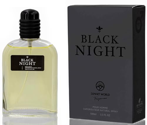 Black Night Eau de Cologne Intensive 100 ml. Compatible Inspirado por Black Afgano Nasomato, Pferomonas Perfume Hombre, Perfume Equivalente Hombre