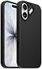 Aulumu A17 Funda de Piel Vegana para iPhone 17 + G09 Aro Magnético, Incluye (A17) Negro + (G09) Negro 4