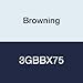Browning 3GBBX75 Banded V-Belt, BX Section, Rubber Compound, 75" Length, 3" Width, 3 Bands