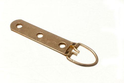 One Stop DIY 48 ganci per foto a 3 fori, in acciaio placcato ottone resistente