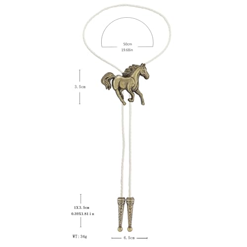 Image of Jeilwiy Bolo Tie for Men, Western Bolero Tie Cowboy Ties Native American Cowgirl Bolo Tie Accessories for Men Women